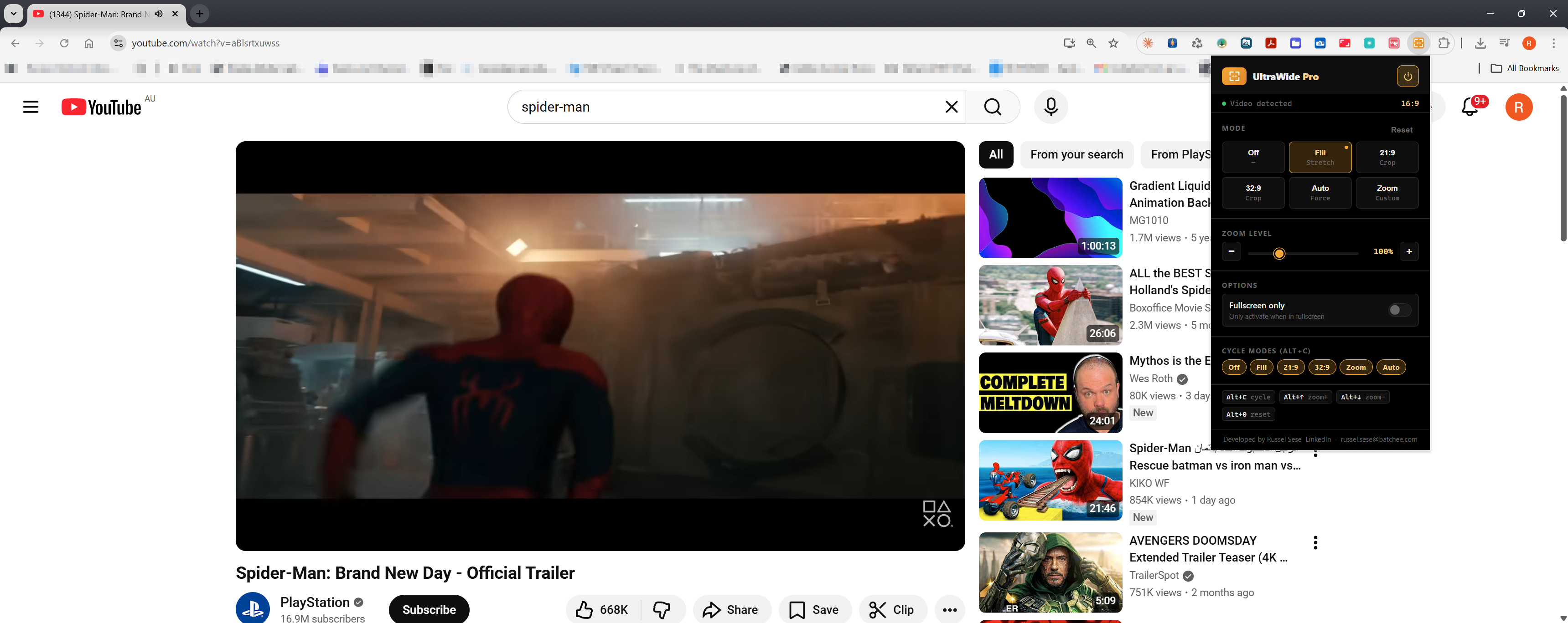 UltraWide Pro on YouTube
